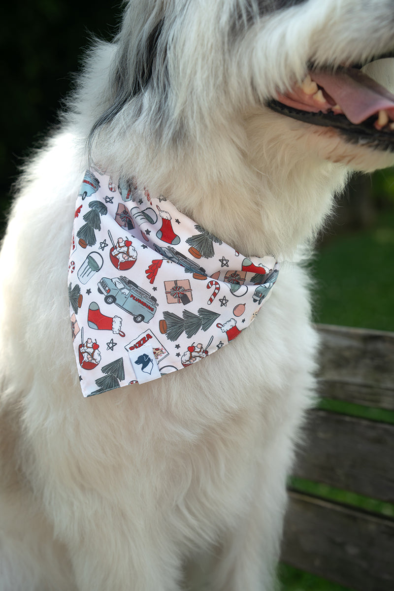 Christmas Movie & Cowboy Snowman Dog Bandana