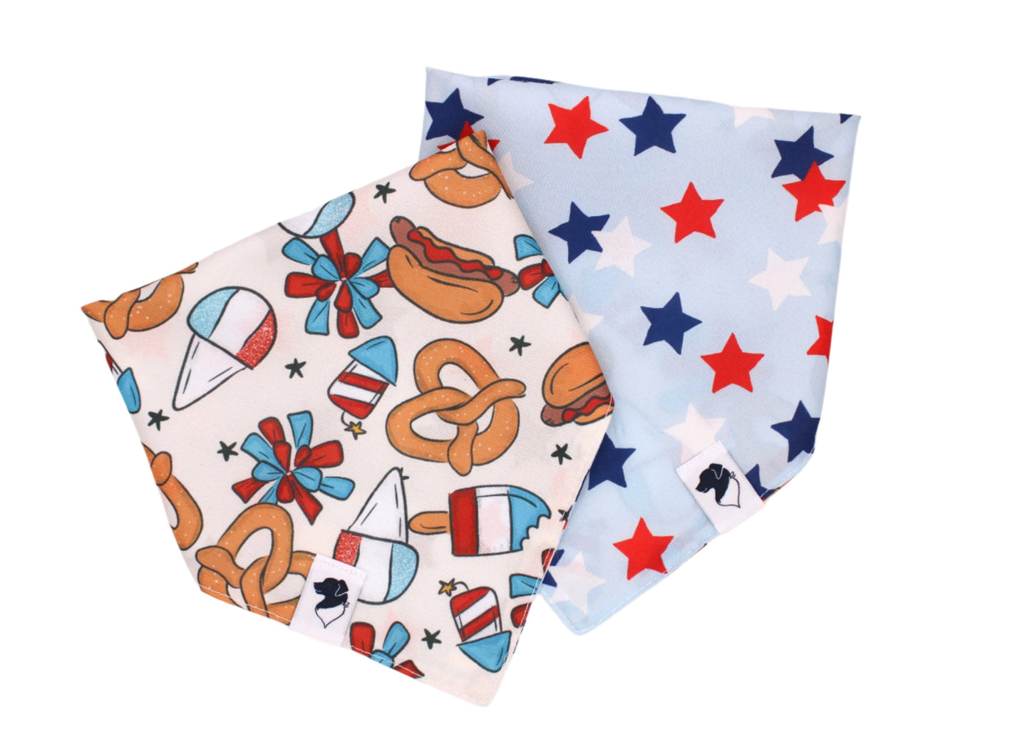 July 4th Patriotic Summer Dog Bandana