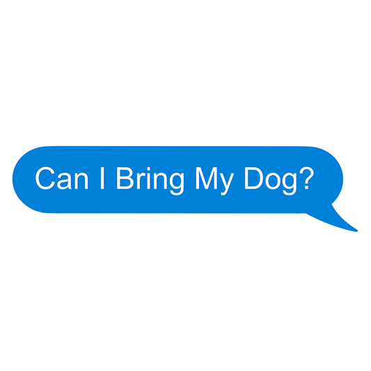 Can I Bring My Dog? Sticker