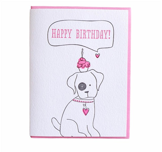 Happy Birthday - Card From Dog