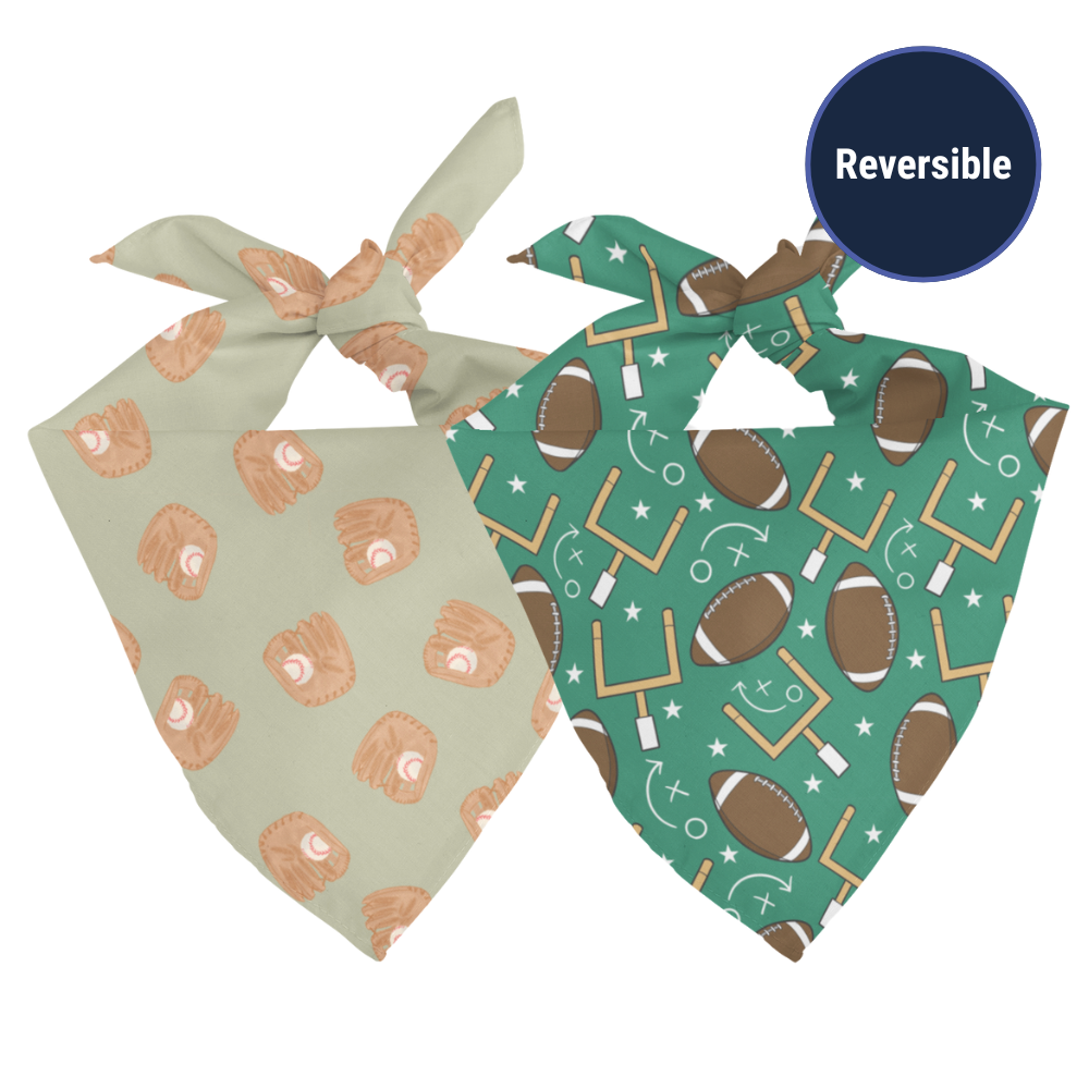 Football & Baseball Dog Bandana