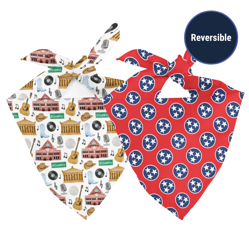 Nashville Tennessee Dog Bandana