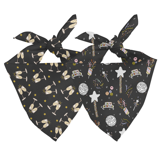 New Years Dog Bandana