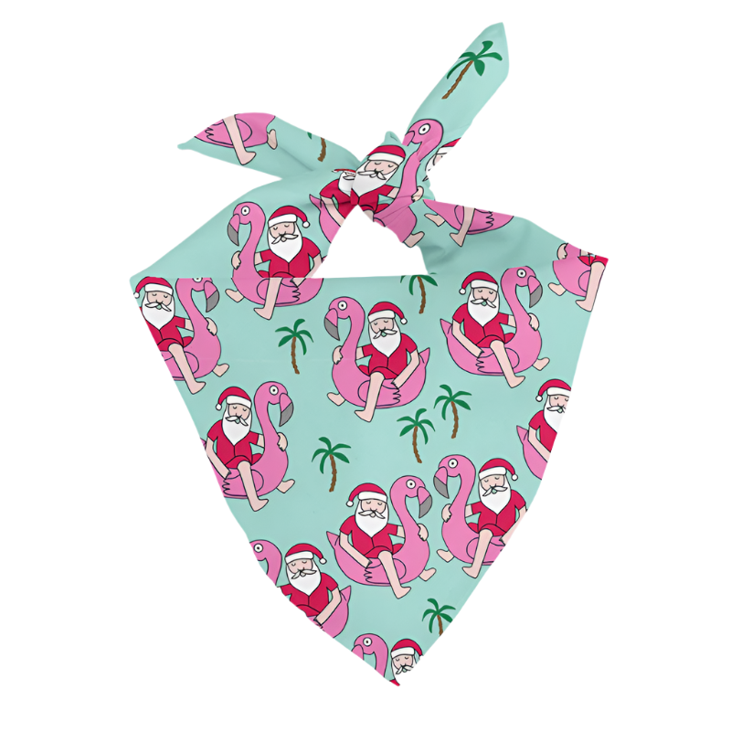 PRE-ORDER: Poolside Santa Dog Bandana