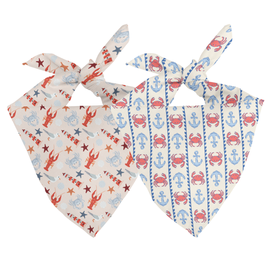 Coastal Charm Dog Bandana