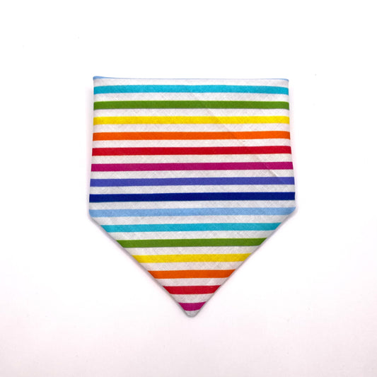 Rainbow Stripes Dog Bandana