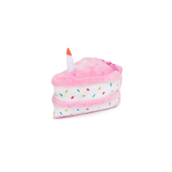 Birthday Cake - Pink - Zippy Paws Stuffed Toy