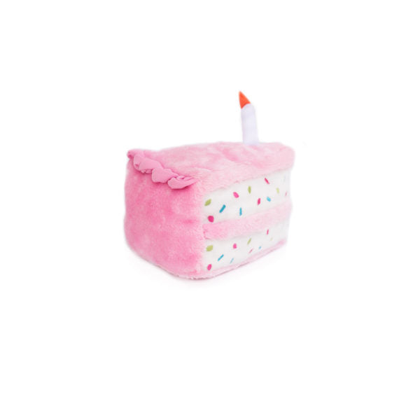 Birthday Cake - Pink - Zippy Paws Stuffed Toy