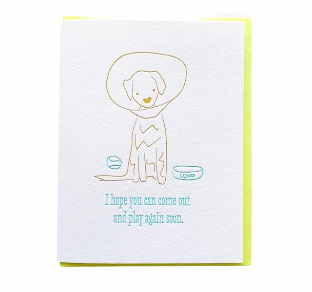 Feel Better Soon - Card From Dog